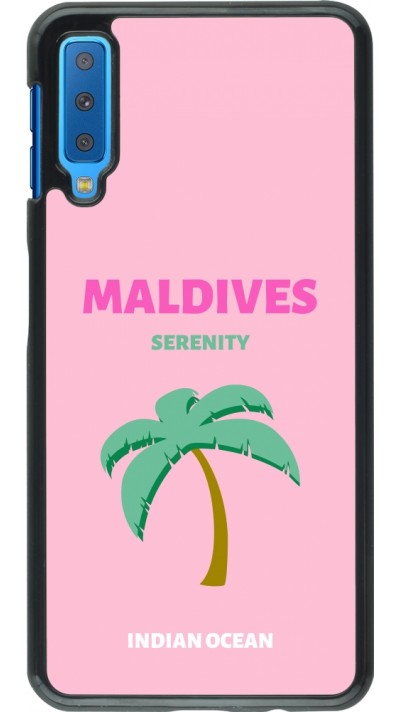 Samsung Galaxy A7 Case Hülle - Pop Summer Destination Maldives