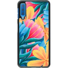 Samsung Galaxy A7 Case Hülle - Spring 23 colorful flowers