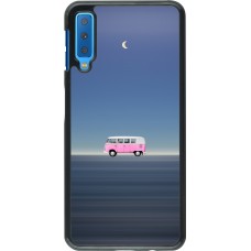 Samsung Galaxy A7 Case Hülle - Spring 23 pink bus