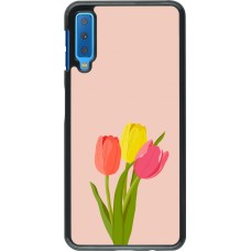 Samsung Galaxy A7 Case Hülle - Spring 23 tulip trio