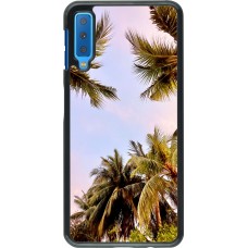 Samsung Galaxy A7 Case Hülle - Summer 2023 palm tree vibe