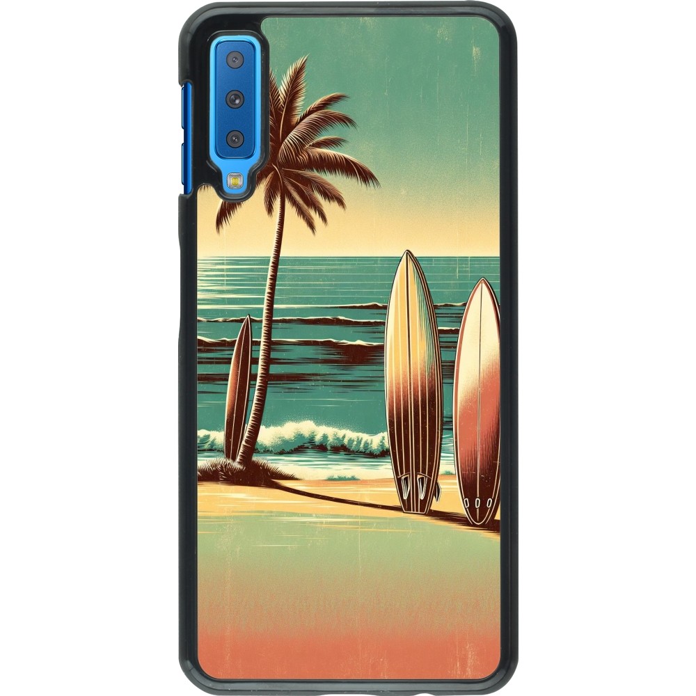 Samsung Galaxy A7 Case Hülle - Surf Paradise