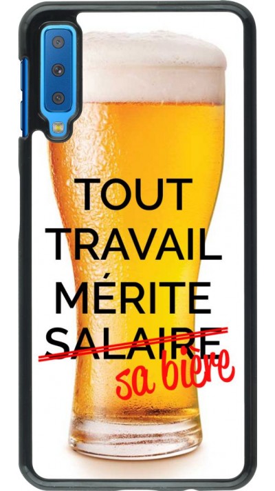 Hülle Samsung Galaxy A7 - Tout travail mérite sa bière