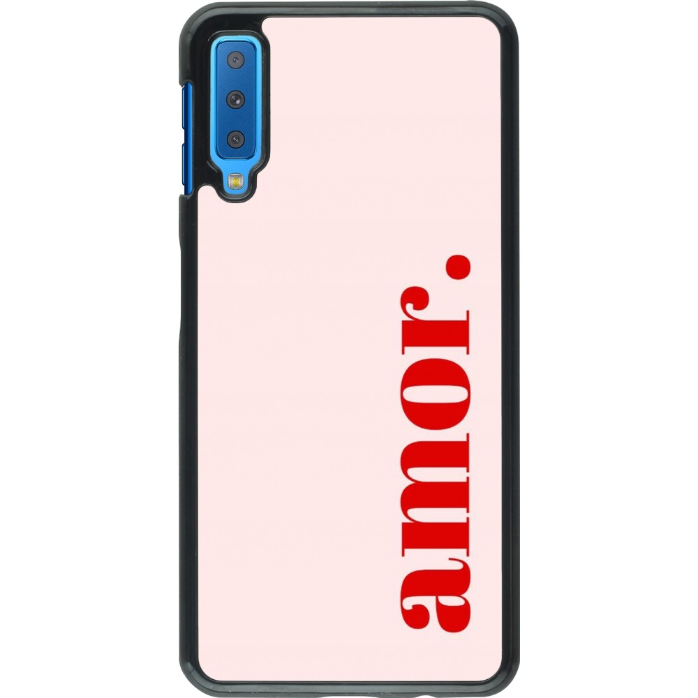 Samsung Galaxy A7 Case Hülle - Valentine 2024 amor