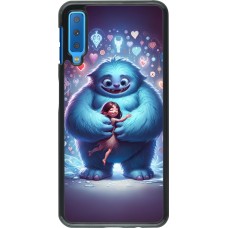 Samsung Galaxy A7 Case Hülle - Valentin 2024 Flauschige Liebe