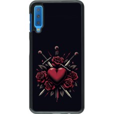 Samsung Galaxy A7 Case Hülle - Valentine 2024 gothic love