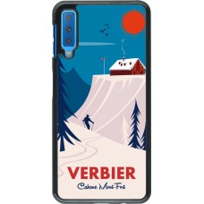 Samsung Galaxy A7 Case Hülle - Verbier Cabane Mont-Fort