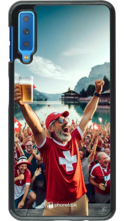 Coque Samsung Galaxy A7 - Victoire suisse fan zone Euro 2024
