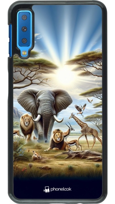 Samsung Galaxy A7 Case Hülle - Afrikanisches Wildleben