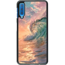 Samsung Galaxy A7 Case Hülle - Wave Sunset