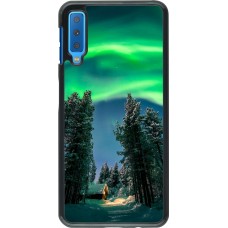 Samsung Galaxy A7 Case Hülle - Winter 22 Northern Lights