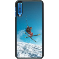 Samsung Galaxy A7 Case Hülle - Winter 22 Ski Jump