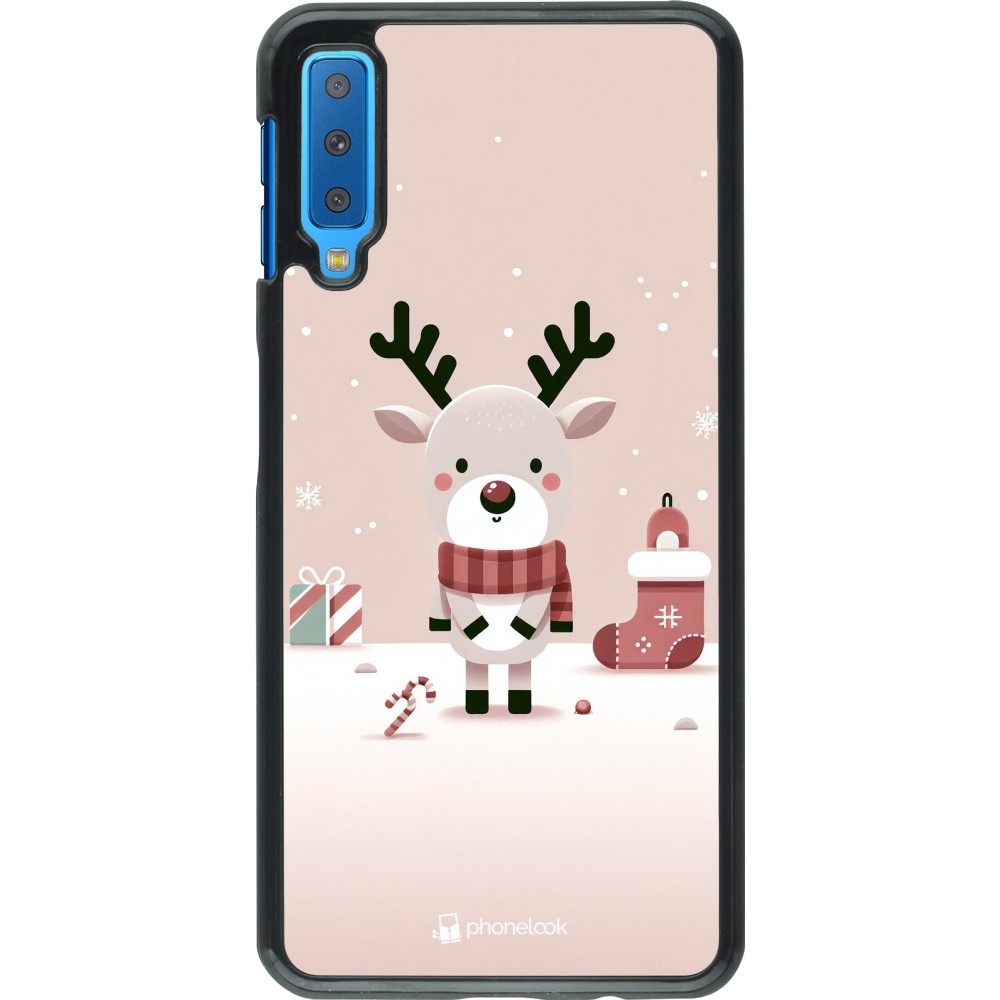 Samsung Galaxy A7 Case Hülle - Weihnachten 2023 Choupinette Rentier