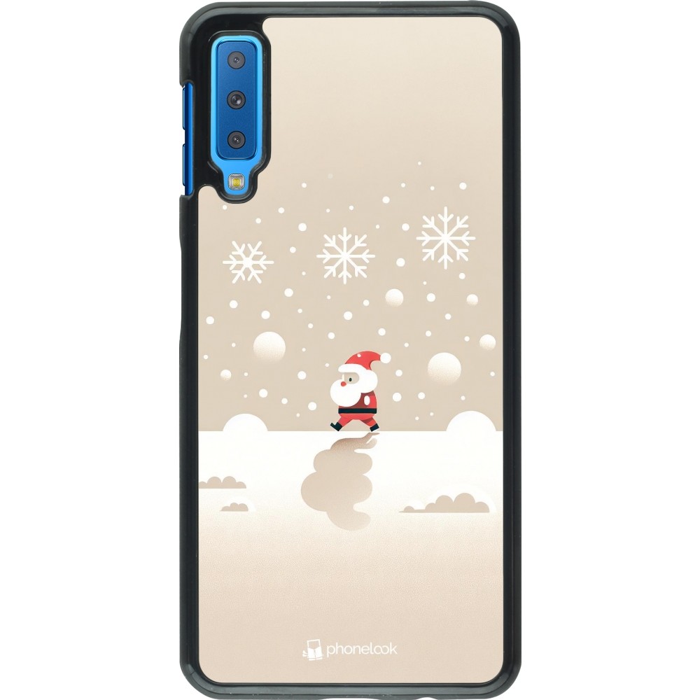 Samsung Galaxy A7 Case Hülle - Weihnachten 2023 Minimalistischer Weihnachtsmann