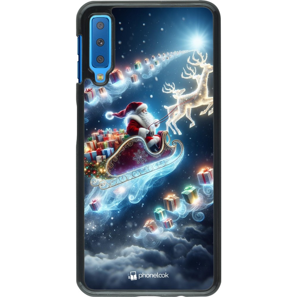 Samsung Galaxy A7 Case Hülle - Weihnachten 2023 Verzauberter Weihnachtsmann