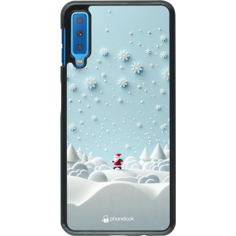 Samsung Galaxy A7 Case Hülle - Weihnachten 2023 Kleiner Vater Schneeflocke