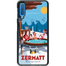 Samsung Galaxy A7 Case Hülle - Zermatt Mountain Jacuzzi