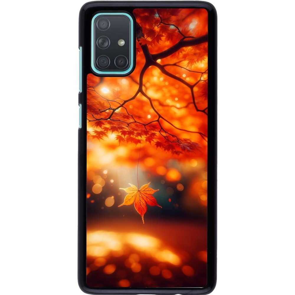 Samsung Galaxy A71 Case Hülle - Herbst Magisch Orange