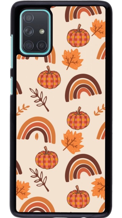 Samsung Galaxy A71 Case Hülle - Autumn 2024 rainbow