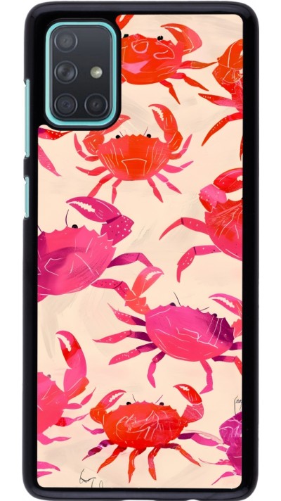 Samsung Galaxy A71 Case Hülle - Crabs Paint