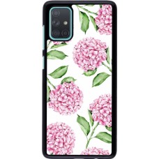 Samsung Galaxy A71 Case Hülle - Easter 2024 pink flowers