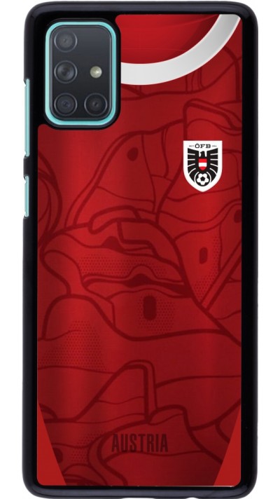 Samsung Galaxy A71 Case Hülle - Austria personalisierbares Fussballtrikot