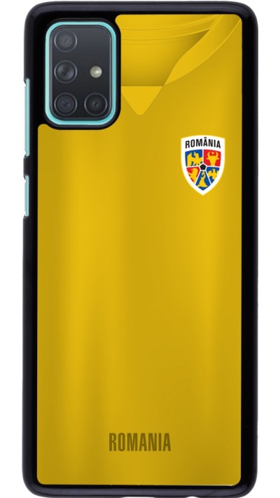 Samsung Galaxy A71 Case Hülle - Fussballtrikot Rumänien