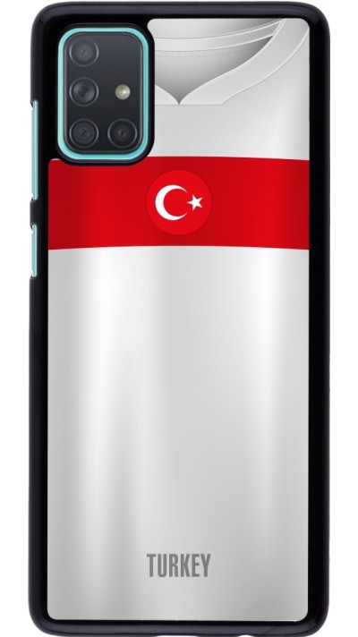 Samsung Galaxy A71 Case Hülle - Türkei personalisierbares Fussballtrikot