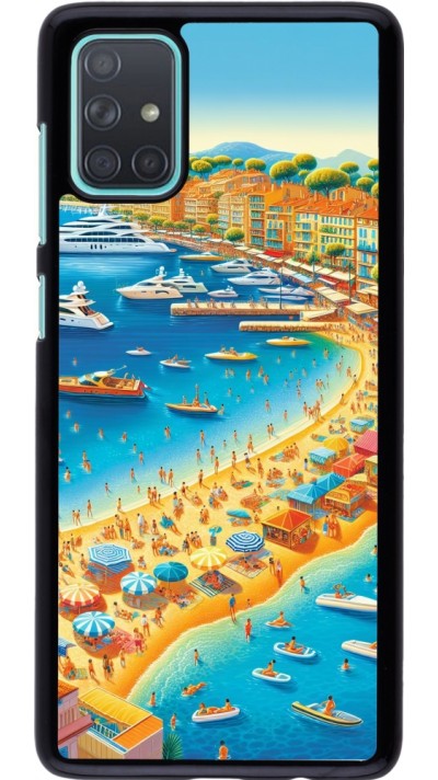 Samsung Galaxy A71 Case Hülle - French Riviera People