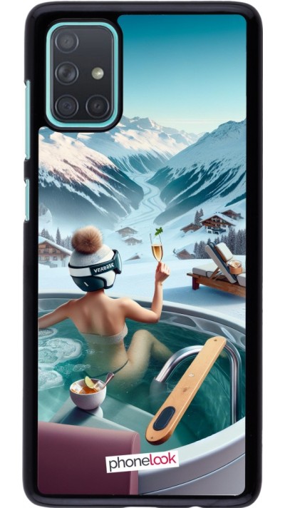 Samsung Galaxy A71 Case Hülle - Berg Glamour Whirlpool