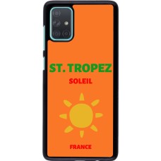 Samsung Galaxy A71 Case Hülle - Pop Summer Destination St-Tropez