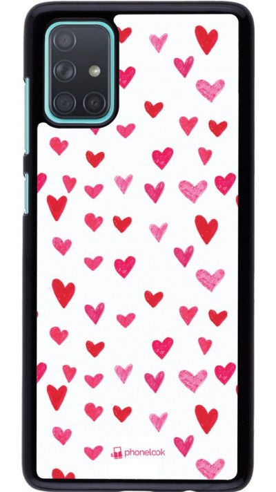 Coque Samsung Galaxy A71 - Valentine 2022 Many pink hearts