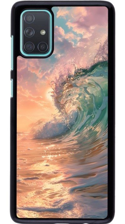Samsung Galaxy A71 Case Hülle - Wave Sunset