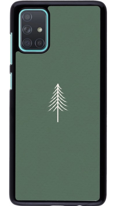 Samsung Galaxy A71 Case Hülle - Christmas 22 minimalist tree