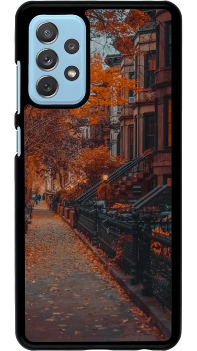 Samsung Galaxy A72 Case Hülle - Autumn 2024 city