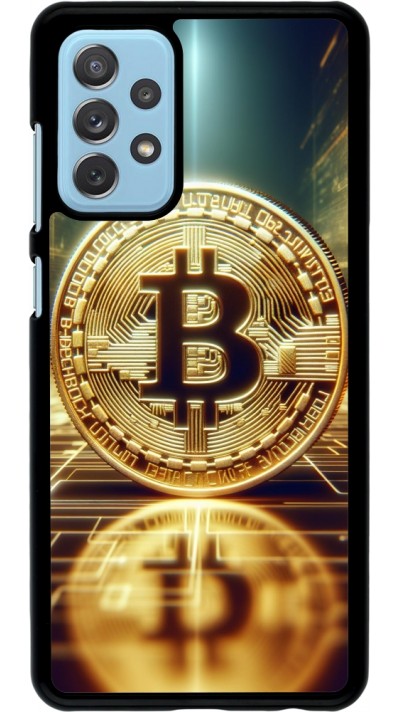 Samsung Galaxy A72 Case Hülle - Bitcoin Stehen