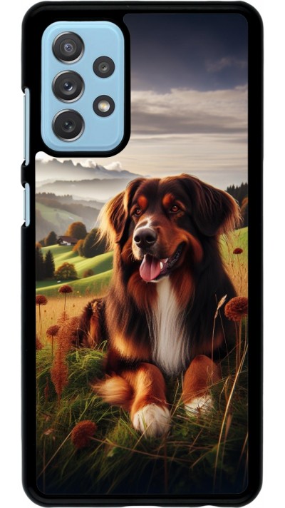 Samsung Galaxy A72 Case Hülle - Hund Land Schweiz