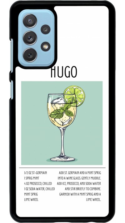 Samsung Galaxy A72 Case Hülle - Cocktail Rezept Hugo