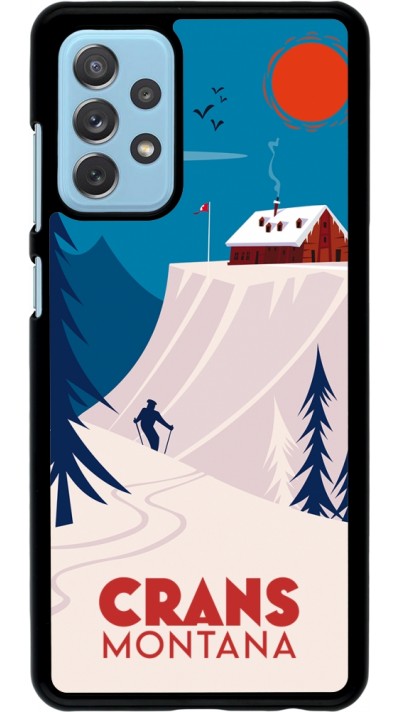 Samsung Galaxy A72 Case Hülle - Crans-Montana Cabane