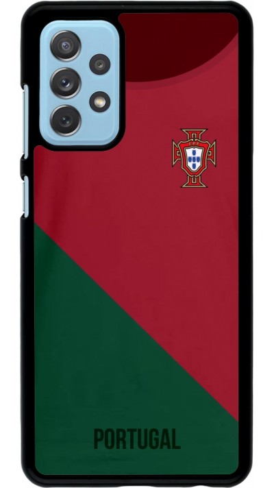 Samsung Galaxy A72 Case Hülle - Fussballtrikot Portugal2022