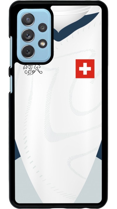 Coque Samsung Galaxy A72 - Maillot de football Suisse Extérieur personnalisable