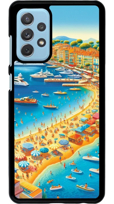 Samsung Galaxy A72 Case Hülle - French Riviera People