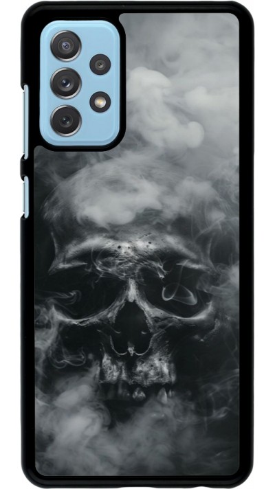 Samsung Galaxy A72 Case Hülle - Halloween 2024 smoky skull