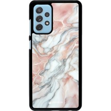 Samsung Galaxy A72 Case Hülle - Rosa Leuchtender Marmor