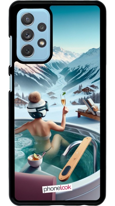 Samsung Galaxy A72 Case Hülle - Berg Glamour Whirlpool