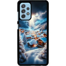 Samsung Galaxy A72 Case Hülle - Berg Schnee Licht