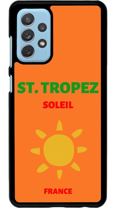 Samsung Galaxy A72 Case Hülle - Pop Summer Destination St-Tropez