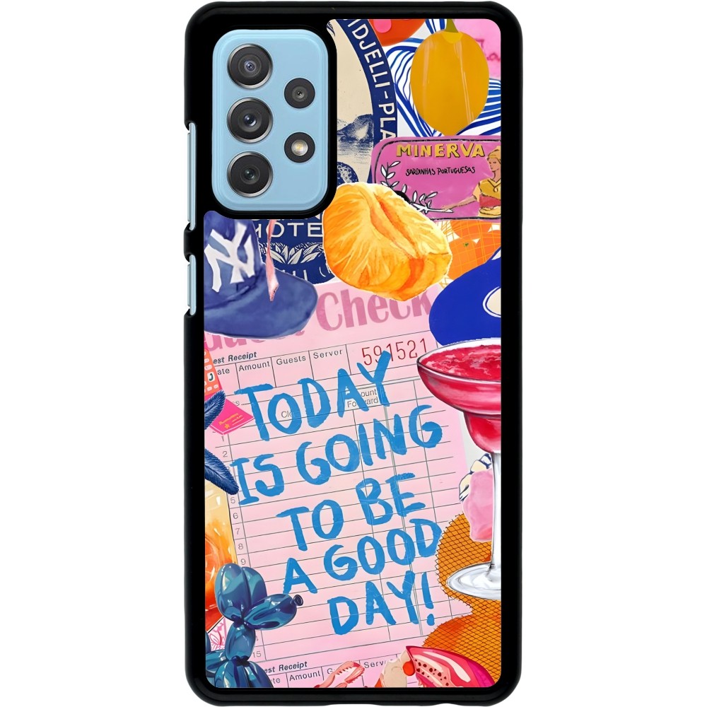 Samsung Galaxy A72 Case Hülle - Preppy Today is Going to be a good day