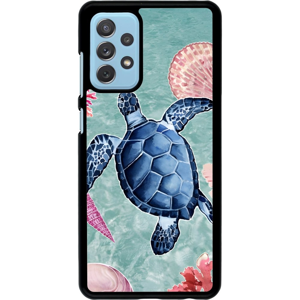 Samsung Galaxy A72 Case Hülle - Preppy Turtle