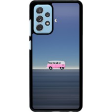 Samsung Galaxy A72 Case Hülle - Spring 23 pink bus